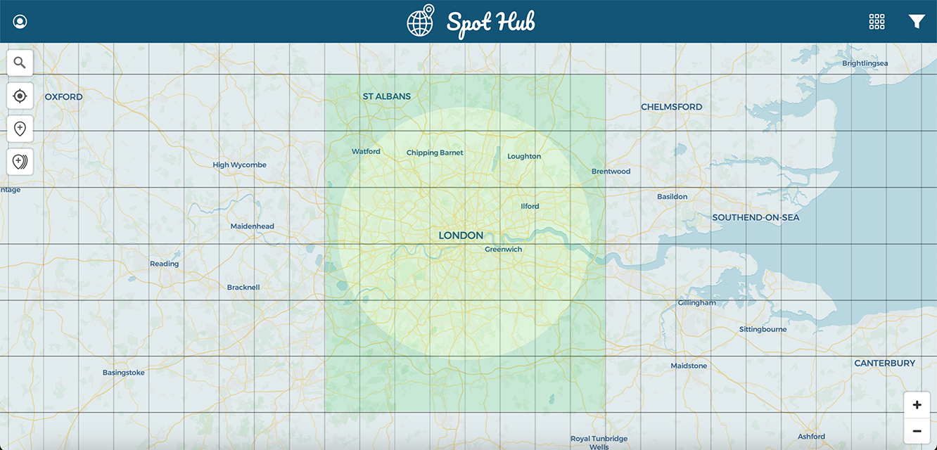 Spot data fetching visualisation