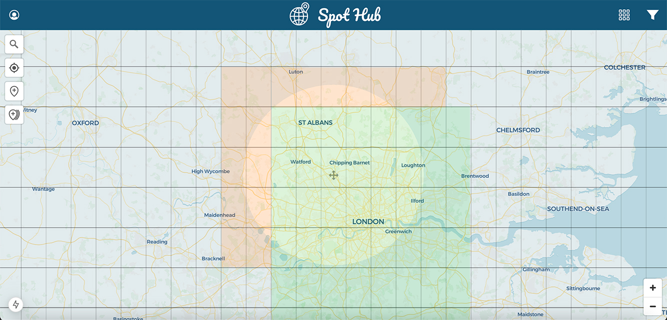 Spot data fetching visualisation